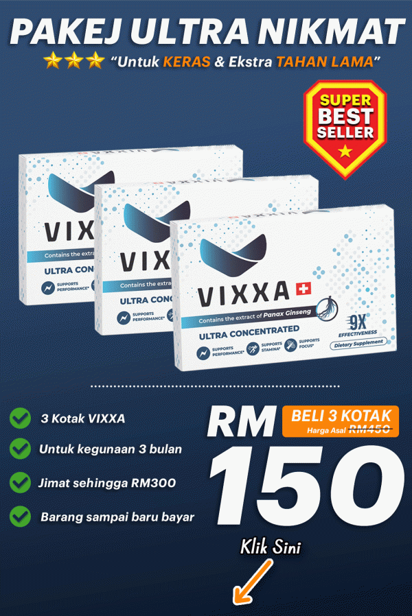 Pakej Ultra Nikmat (Super Best Seller) - 3 kotak Vixxa