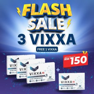 Pakej Ultra Nikmat (Flash Sale) - 3 kotak Vixxa + 1 Percuma